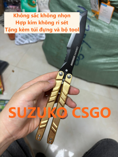 VALORANT RECON BALISONG - GOLD