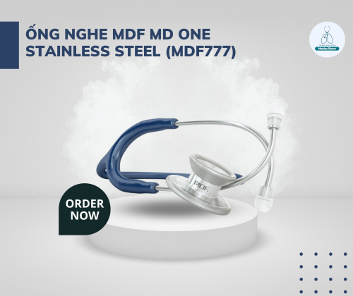 Ống nghe MDF MD One Stainless Steel (MDF777) ĐEN