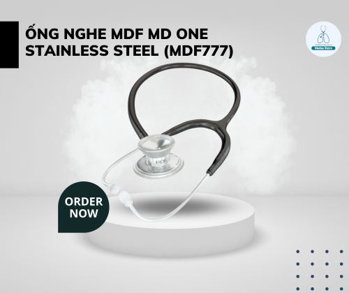 Ống nghe MDF MD One Stainless Steel (MDF777) - ĐEN