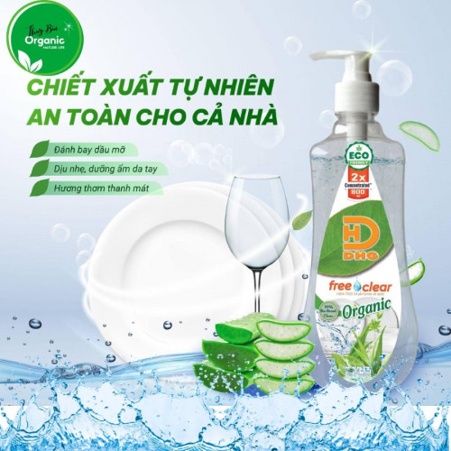 NƯỚC RỬA CHÉN HỮU CƠ HƯƠNG QUẾ 800ML