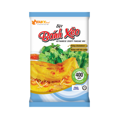 TK01 - Bột bánh xèo Tài Ký バインセオ粉 タイ・キ (400g x 24 packs)