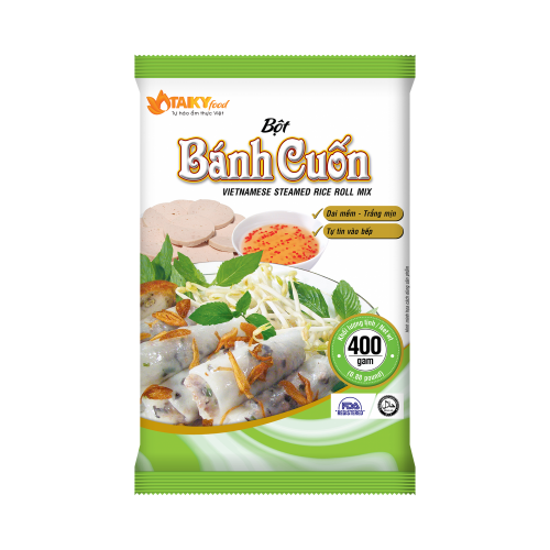 TK02 - Bột bánh cuốn Tài Ký バインクオン紛 タイ・キ (400g x 24 packs)