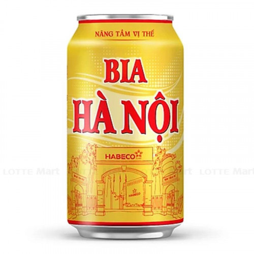 HAL05 - Bia Hà Nội LON ハノイビール缶 330ml x 24 lon