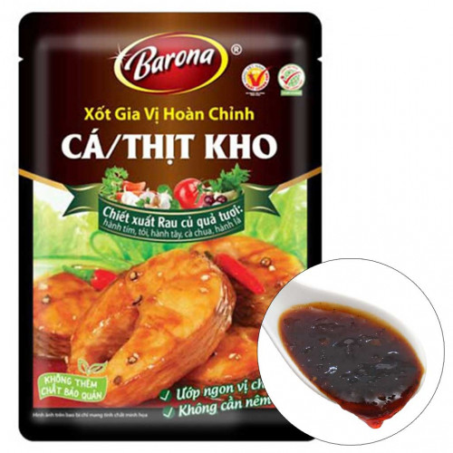 BA04 - Xốt gia vị hoàn chỉnh Cá/Thịt kho 魚/肉煮込みソース 80g x 20 gói