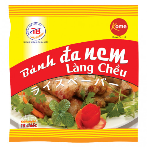 DK16 - Lá nem Làng Chều ライスペーパー 15 lá/gói  x 80 gói