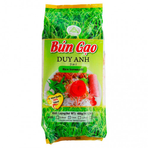 DU09 - Bún gạo 1mm ブンガオ (400g x 30 packs)