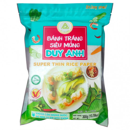 DU13 - Bánh tráng siêu mỏng Duy Anh 超薄型生ライスペーパー (300g x 40 packs)