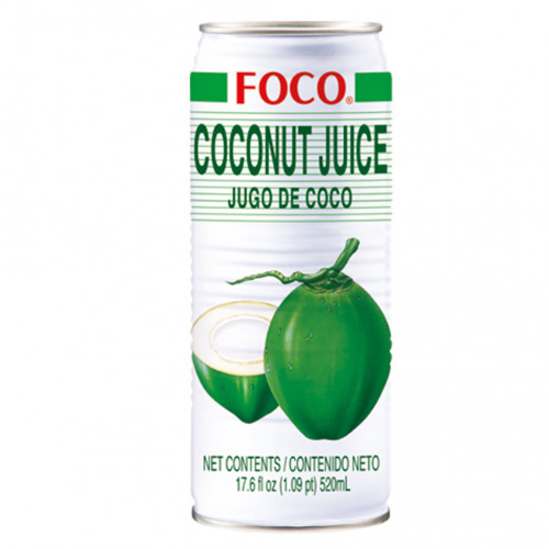 FOCO02 - Nước dừa FOCO lớn - FOCOココナツジュース（大） (520ml x 24 lon)