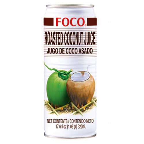 FOCO04 - Nước dừa NƯỚNG FOCO lớn - FOCO ローストココナツジュース （大） (520ml x 24 lon)