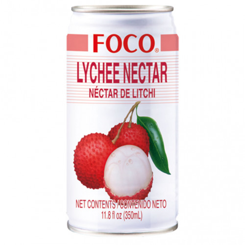 FOCO08 - Nước vải ép FOCO - FOCO ライチジュース (350ml x 24 lon)