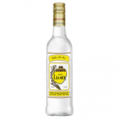 HAL01 - [HALICO] Lúa mới Vodka ウオッカ ルアモイ 45% (500ml x 12 chai)