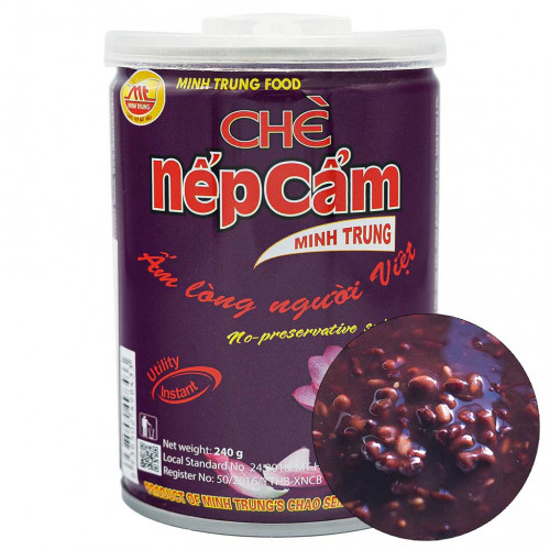 MT05 - Chè nếp cẩm 黒もち米ぜんざい 240g x 24 lon