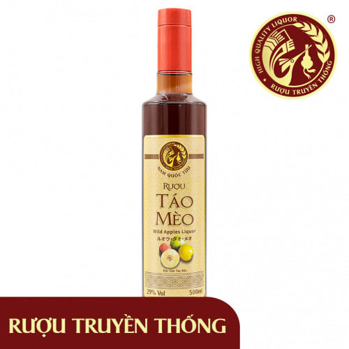 RV02 - Rượu táo mèo Kome 29%（500ml x 12 chai )