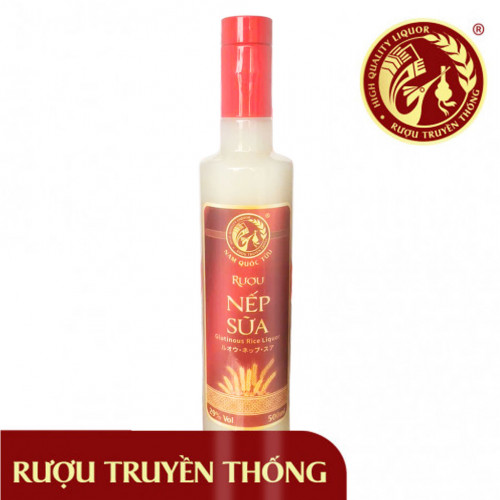 RV09 - Rượu Nếp Sữa  ルオウ ネップ スア  (500ml x 12 bottles)