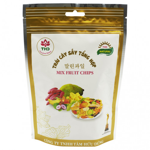 THD02 - Trái cây sấy 果物＆野菜ミックスチップス 100g x 40 gói