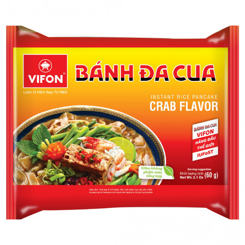 VF03 - Bánh Đa Cua Vifon バインダークアVifon(60g x 30 packs)