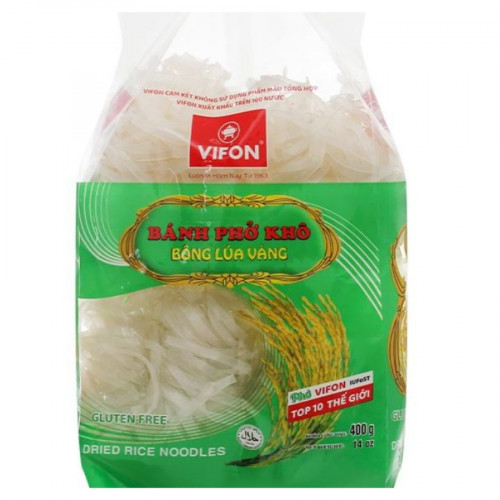 VF11 - [ VIFON ] BANH PHO KHO - BONG LUA VANG (400g x 12packs) 乾燥フォー