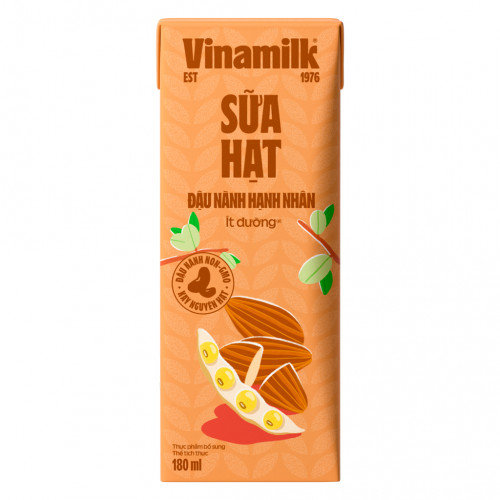 VNM11 - Sữa đậu nành Hạnh Nhân 豆乳飲料（アーモンド味）(180ml x 48 boxes)