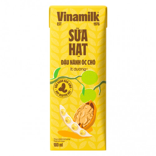 VNM12 - Sữa đậu nành Óc Chó 豆乳飲料（クルミ味 (180ml x 48 boxes)