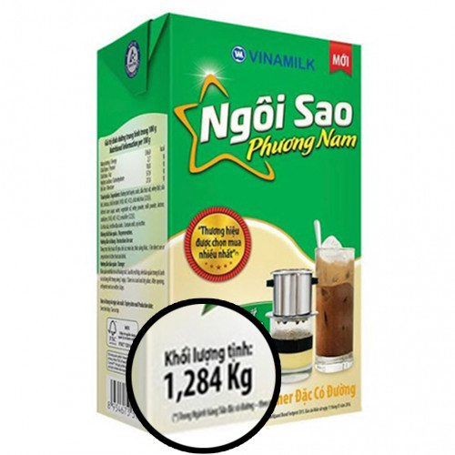 VNM05 - HỘP Ngôi sao Phương namコンデンスクリーム ゴイサオフオンナムBOX(1284gx12boxes)