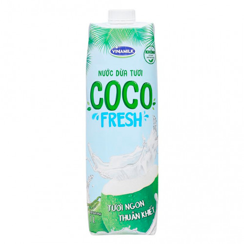 VNM07 - Nước dừa COCO Fresh lớn 1L ココナッツウォーターココフレッシュ (1L x 12 boxes)