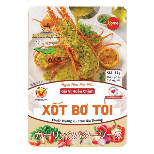 HVX08 -Xot bo toi (82g x 20 packs x 4box) ガーリックバターソース