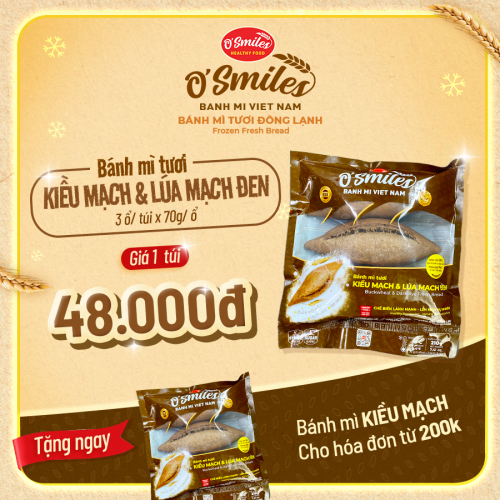 Bánh Mì Tươi Kiều Mạch & Lúa Mạch Đen