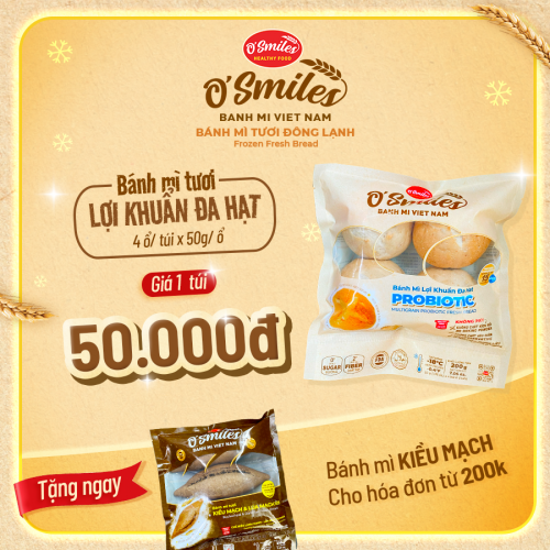Bánh Mì Lợi Khuẩn Đa Hạt
