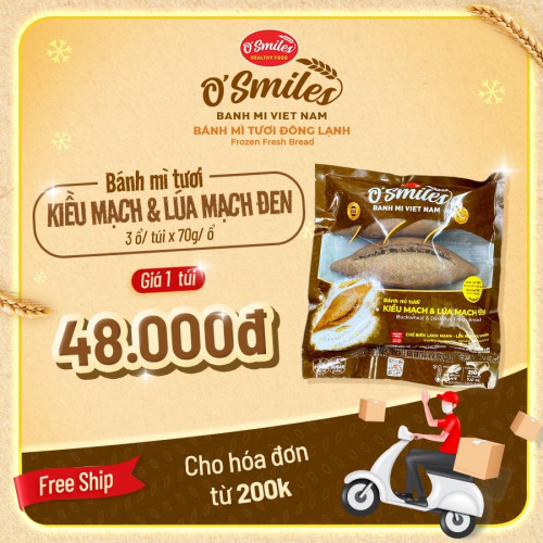 Bánh Mì Tươi Kiều Mạch & Lúa Mạch Đen